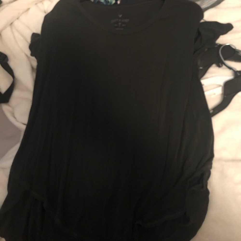 black american eagle soft and sexy shirt sleeve